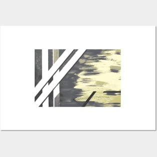 Bamboo grove in Winter Shades of Gray and Sand Posters and Art